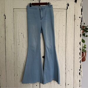 Chelsea & Violet high waisted flare jeans